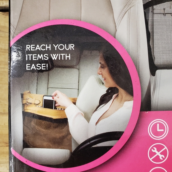 2 Purch Pouches "As Seen On TV" Product, Black - Picture 3 of 6